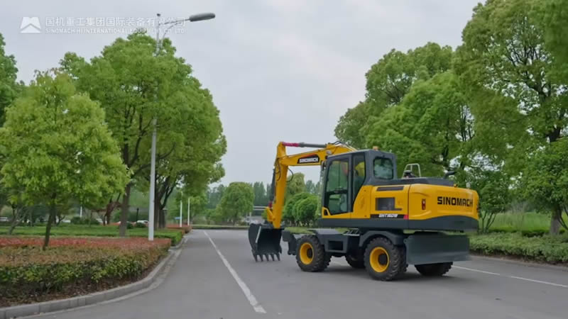 حفارة بعجلات GHT160W